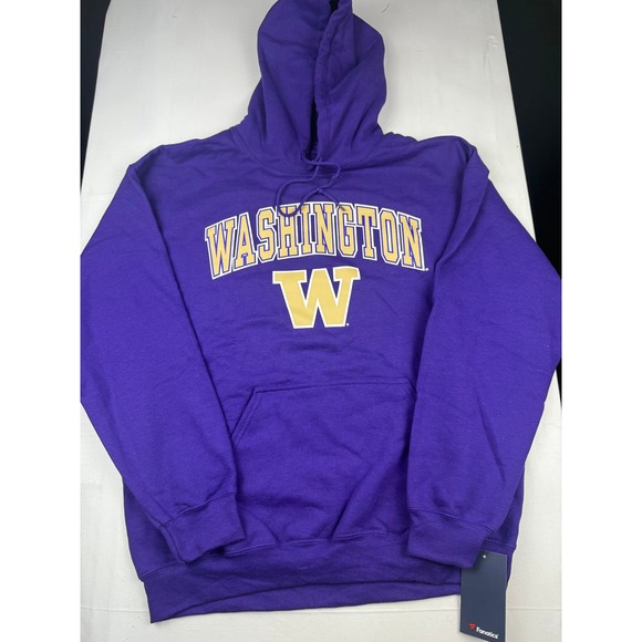 Fanatics Other - Fanatics Hoodie Large Purple Washington Huskies NCAA Pullover Sweatshirt NWT